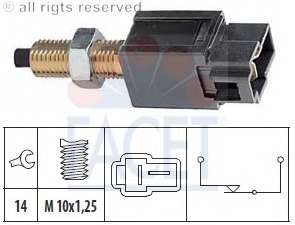 Выключатель фонаря сигнала торможения; Выключатель, привод сцепления (Tempomat); Выключатель, привод сцепления (управление двигателем)