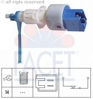 Выключатель, привод сцепления (Tempomat); Выключатель, привод сцепления (управление двигателем)
