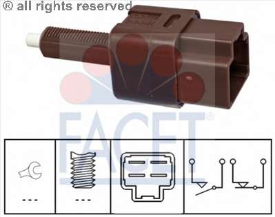 Выключатель фонаря сигнала торможения; Выключатель, привод сцепления (Tempomat); Выключатель, привод сцепления (управление двигателем)