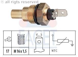 Датчик, температура охлаждающей жидкости; Датчик, температура охлаждающей жидкости; Датчик, температура охлаждающей жидкости