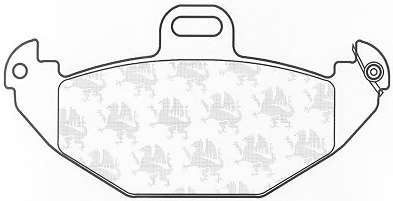 Комплект тормозных колодок, дисковый тормоз