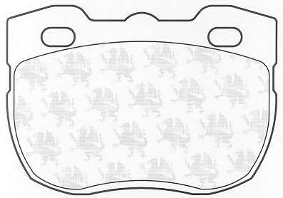Комплект тормозных колодок, дисковый тормоз