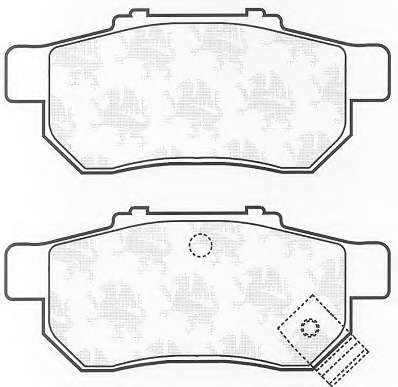 Комплект тормозных колодок, дисковый тормоз