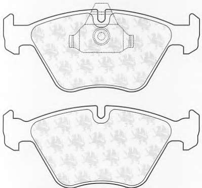Комплект тормозных колодок, дисковый тормоз