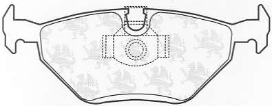 Комплект тормозных колодок, дисковый тормоз QUINTON HAZELL BP927
