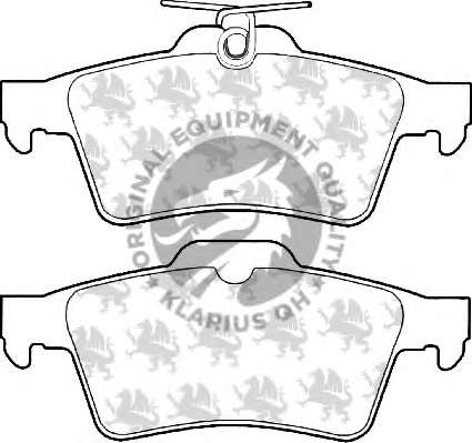 Комплект тормозных колодок, дисковый тормоз QUINTON HAZELL BP1498