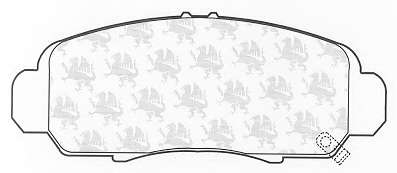 Комплект тормозных колодок, дисковый тормоз