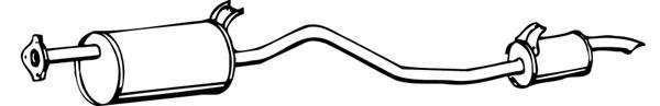 Глушитель выхлопных газов конечный