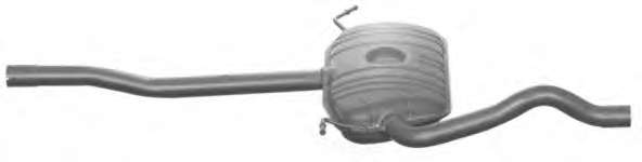 Средний глушитель выхлопных газов