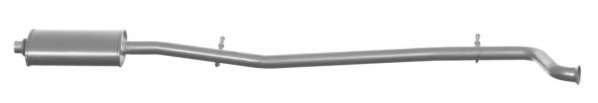 Средний глушитель выхлопных газов