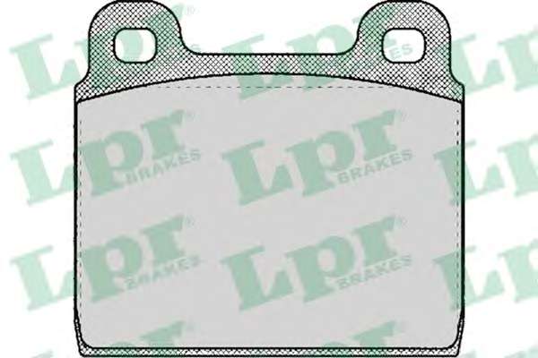 Комплект тормозных колодок, дисковый тормоз LPR 05P109