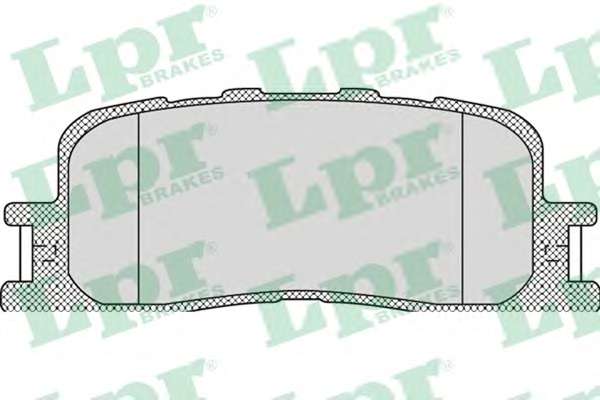 Комплект тормозных колодок, дисковый тормоз LPR 05P1115