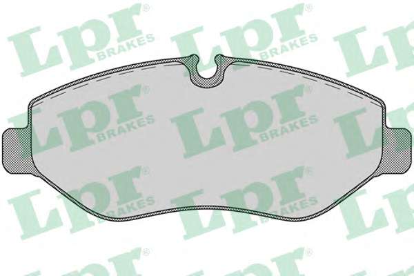 Комплект тормозных колодок, дисковый тормоз LPR 05P1275