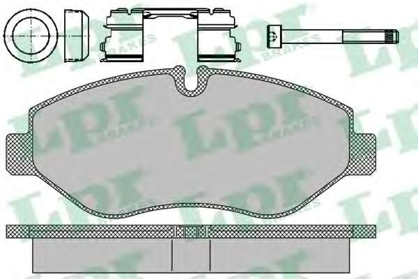 Комплект тормозных колодок, дисковый тормоз LPR 05P1297