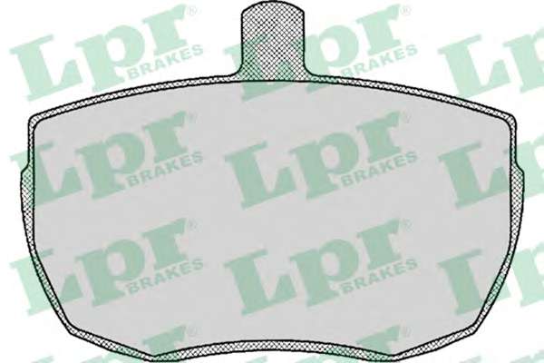 Комплект тормозных колодок, дисковый тормоз LPR 05P140