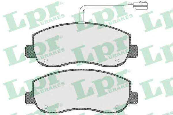 Комплект тормозных колодок, дисковый тормоз LPR 05P1579