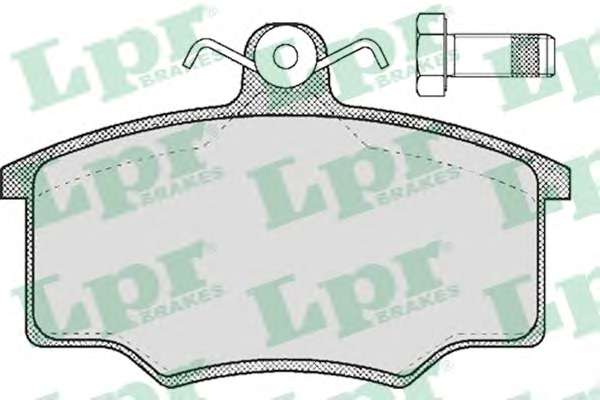 Комплект тормозных колодок, дисковый тормоз LPR 05P188