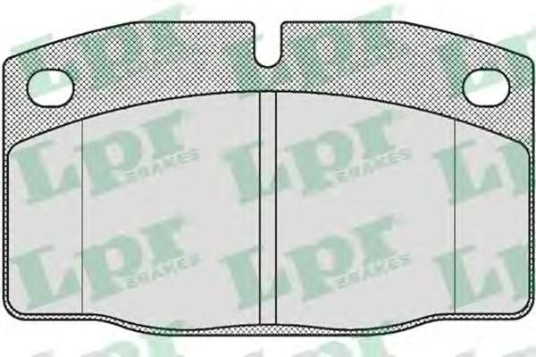 Комплект тормозных колодок, дисковый тормоз LPR 05P190