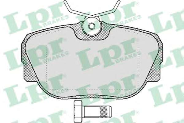 Комплект тормозных колодок, дисковый тормоз LPR 05P319