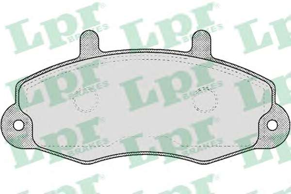 Комплект тормозных колодок, дисковый тормоз LPR 05P481