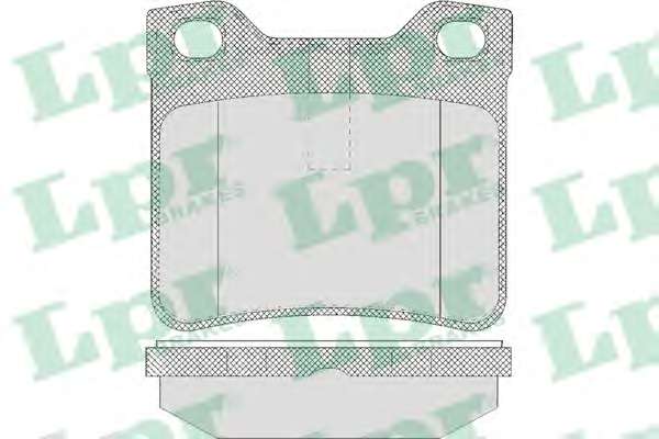 Комплект тормозных колодок, дисковый тормоз LPR 05P622