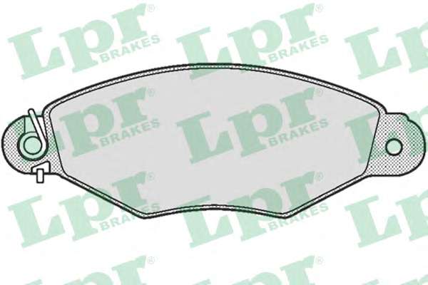 Комплект тормозных колодок, дисковый тормоз LPR 05P662