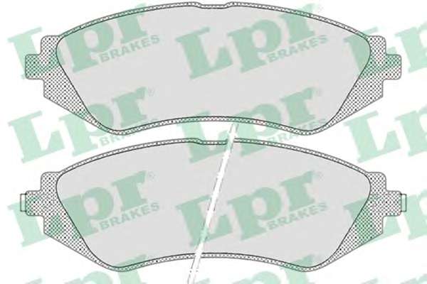 Комплект тормозных колодок, дисковый тормоз LPR 05P682
