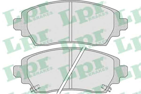 Комплект тормозных колодок, дисковый тормоз
