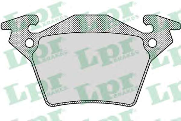 Комплект тормозных колодок, дисковый тормоз LPR 05P948