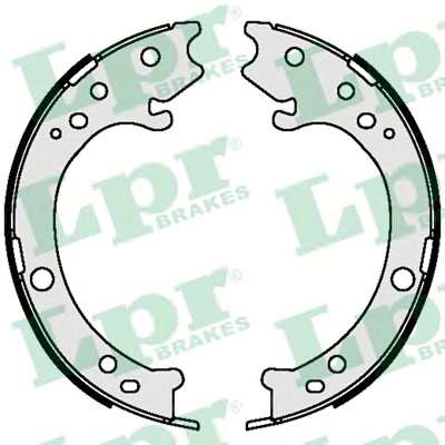 Комплект тормозных колодок, стояночная тормозная система