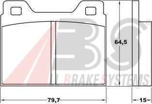Комплект тормозных колодок, дисковый тормоз