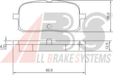 Комплект тормозных колодок, дисковый тормоз