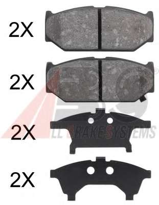 Комплект тормозных колодок, дисковый тормоз