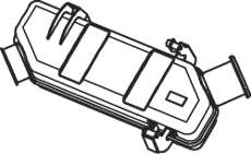 Глушитель выхлопных газов конечный