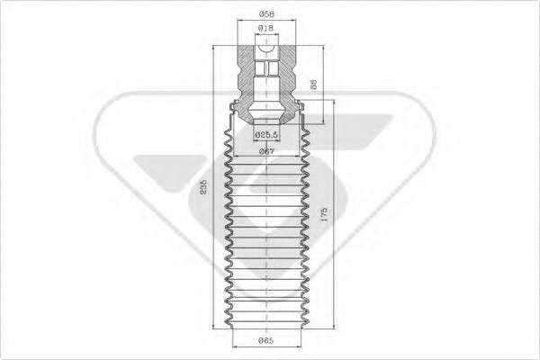 Пылезащитный комилект, амортизатор