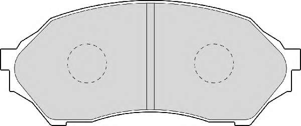 Комплект тормозных колодок, дисковый тормоз
