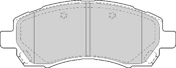 Комплект тормозных колодок, дисковый тормоз