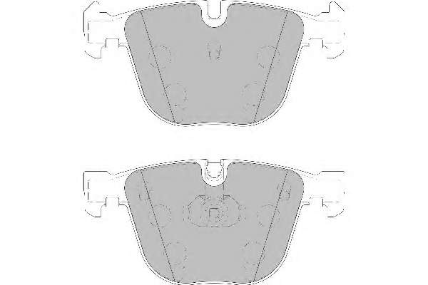 Комплект тормозных колодок, дисковый тормоз