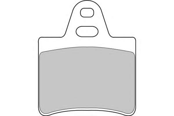 Комплект тормозных колодок, дисковый тормоз