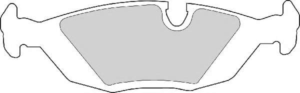 Комплект тормозных колодок, дисковый тормоз