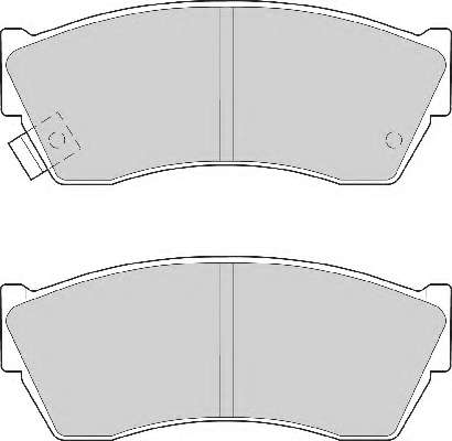 Комплект тормозных колодок, дисковый тормоз