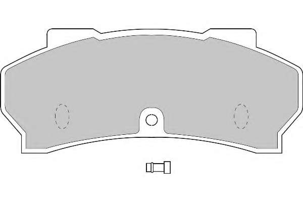 Комплект тормозных колодок, дисковый тормоз