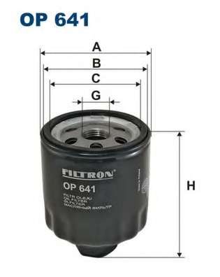Масляный фильтр FILTRON OP641