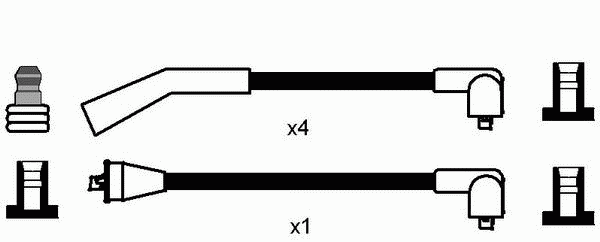 Комплект проводов зажигания