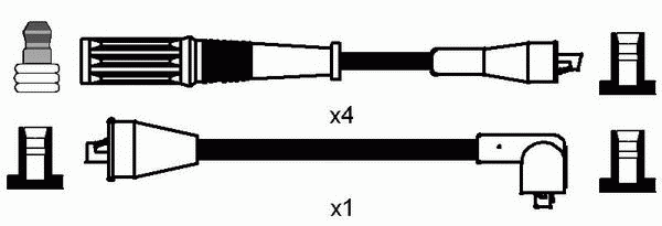 Комплект проводов зажигания