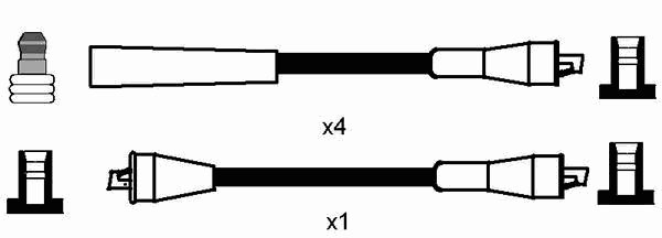 Комплект проводов зажигания