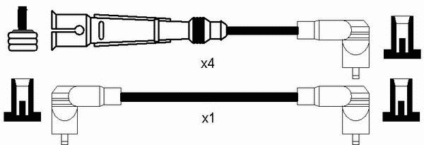 Комплект проводов зажигания