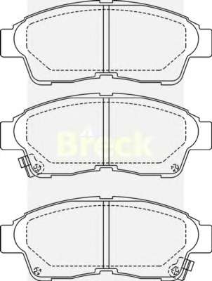 Комплект тормозных колодок, дисковый тормоз