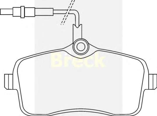 Комплект тормозных колодок, дисковый тормоз