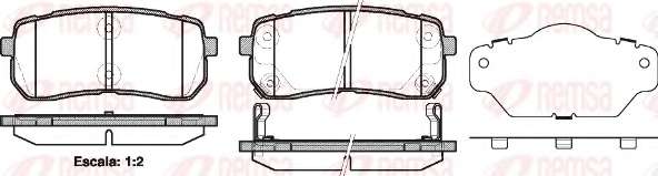 Комплект тормозных колодок, дисковый тормоз